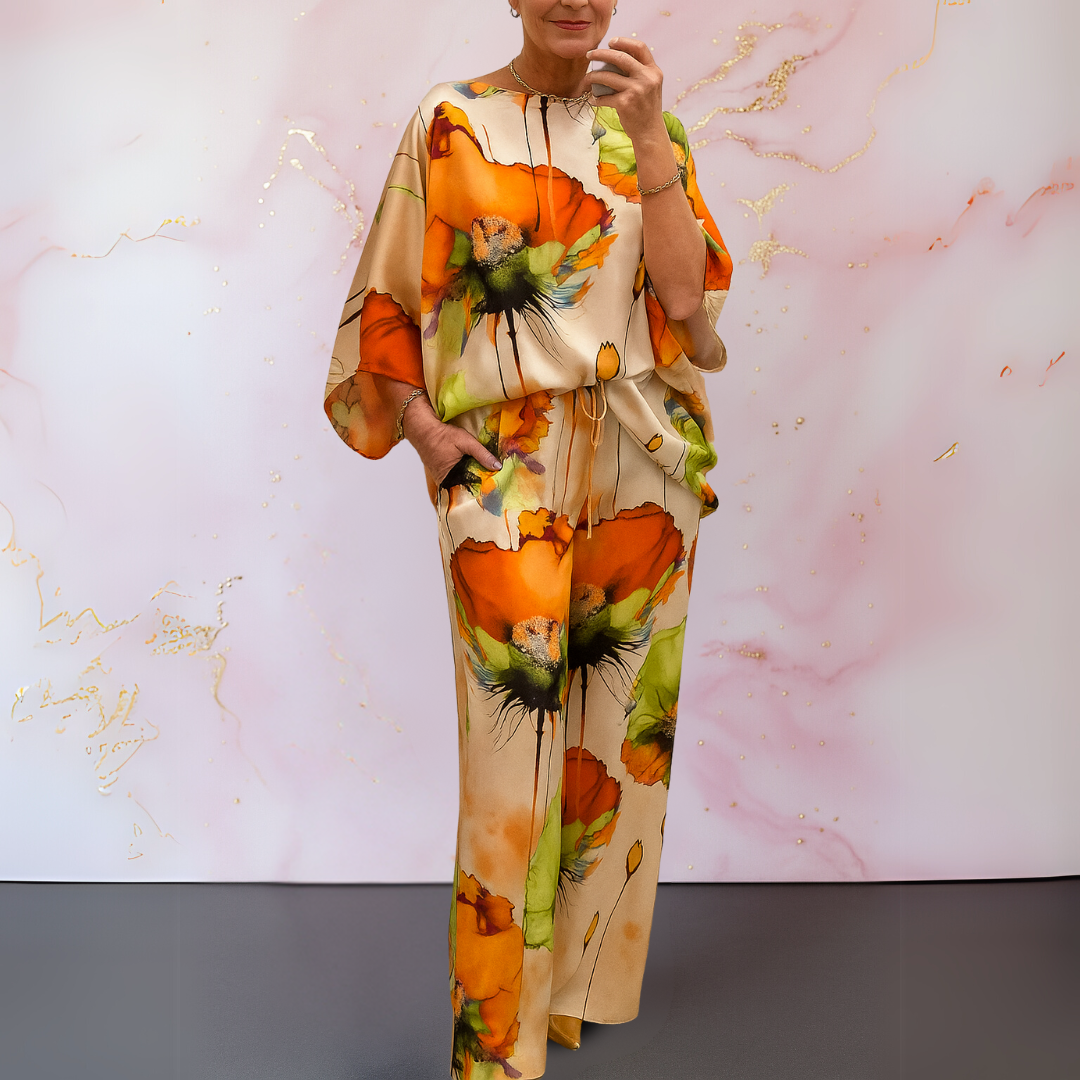 Bria | Satin Two-Piece Women's Set