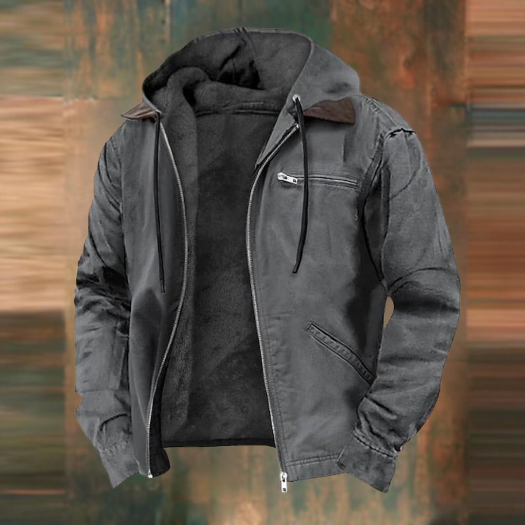Anthony | Zipper Hooded Jacket