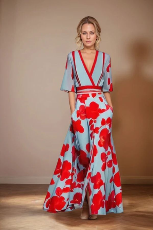 Allison | Timeless Elegance Floral Dress