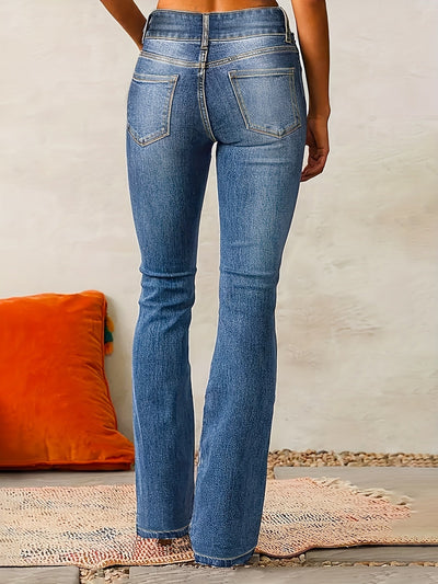 Maisie | Trendy High-Waisted Flared Jeans