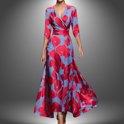 Angela | Stylish Floral Maxi Dress
