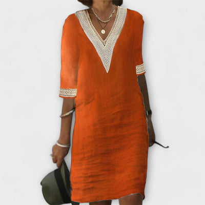 Amber | Boho-Inspired V-Neck Dress