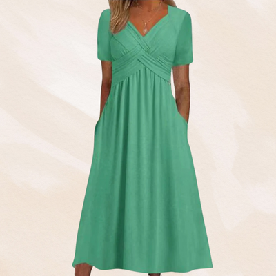 Alexa | Stylish V-neck Dress