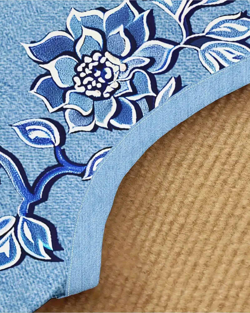 Beatrice | Sleeveless Denim-Look Dress