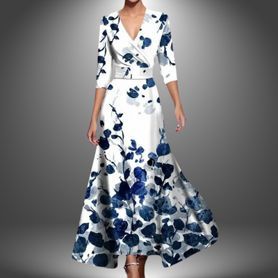 Angela | Stylish Floral Maxi Dress