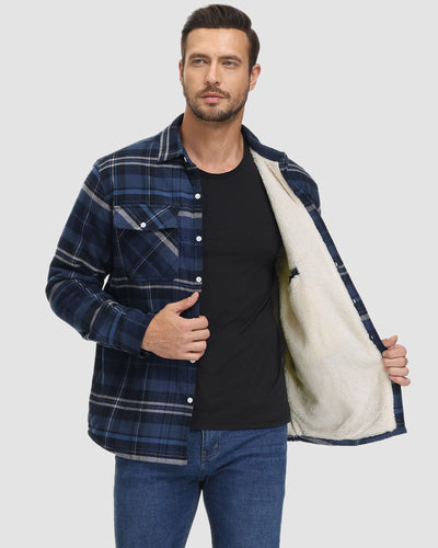 Carl | Warm and Quilted Checkered Overshirt