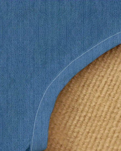 Beatrice | Sleeveless Denim-Look Dress