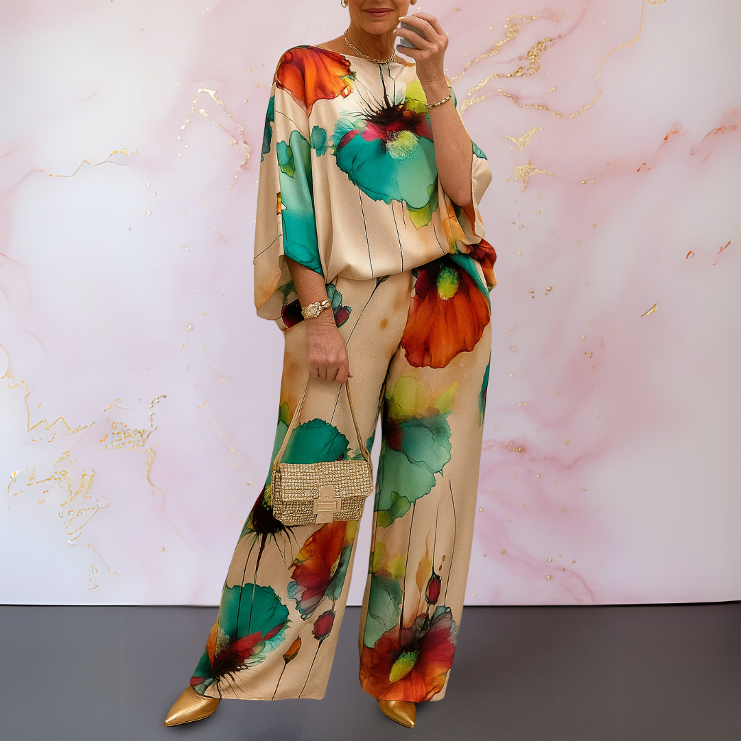 Bria | Satin Two-Piece Women's Set