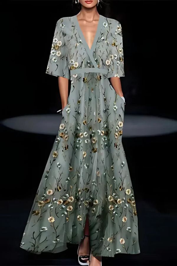 Allison | Timeless Elegance Floral Dress