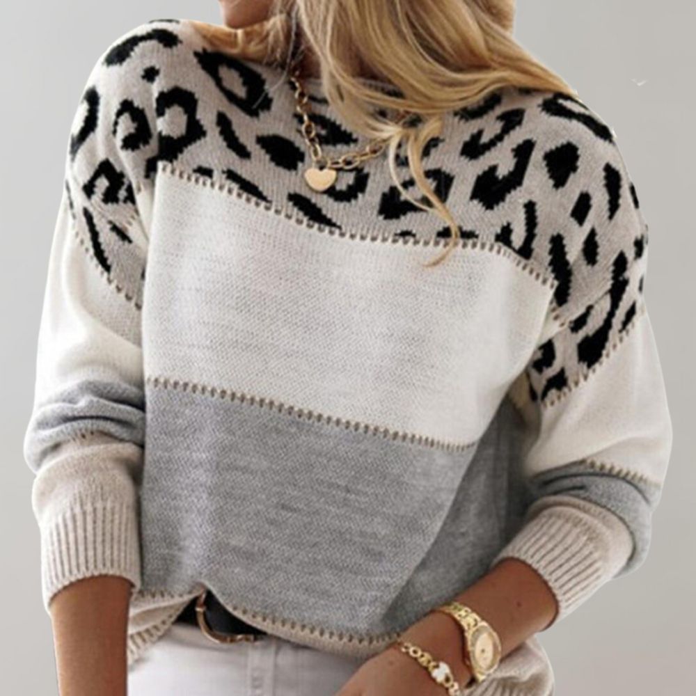 Kayla | Leopard Print Casual Sweater