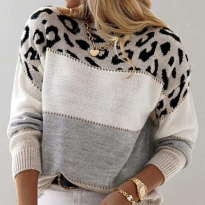 Kayla | Leopard Print Casual Sweater