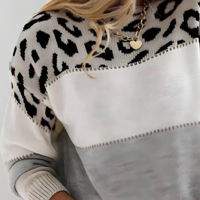 Erica | Leopard Print Casual Sweater