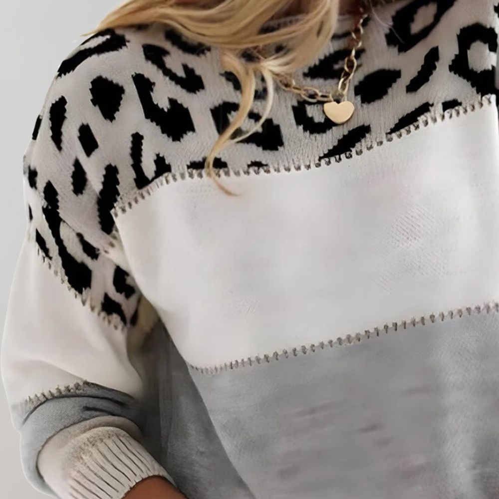 Kayla | Leopard Print Casual Sweater
