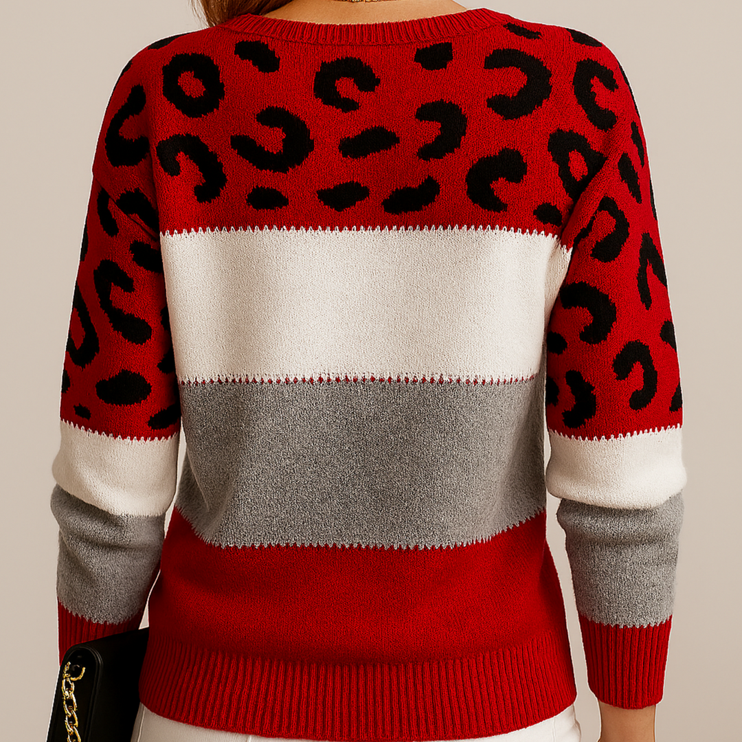 Kayla | Leopard Print Casual Sweater