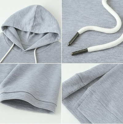 Alison | Casual Short Sleeve Hoodie