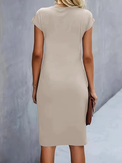 Adriana | Stylish Round Neck Dress
