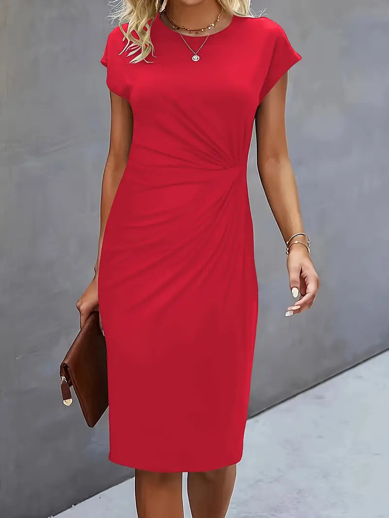 Adriana | Stylish Round Neck Dress