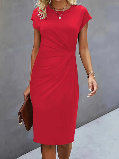 Adriana | Stylish Round Neck Dress