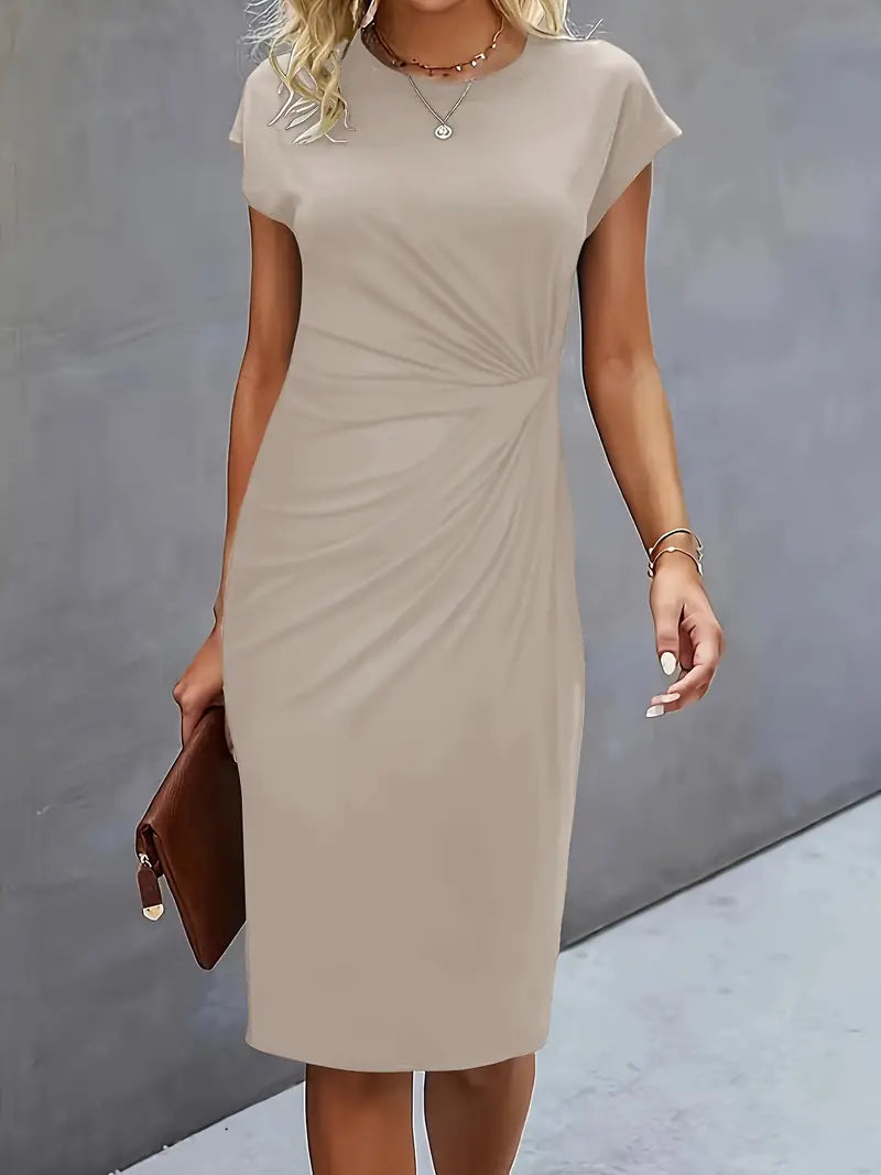 Adriana | Stylish Round Neck Dress
