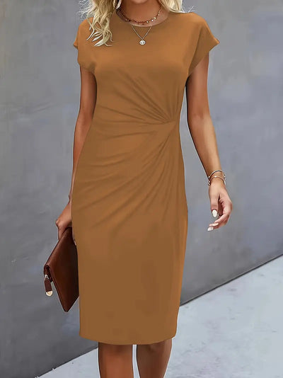 Adriana | Stylish Round Neck Dress