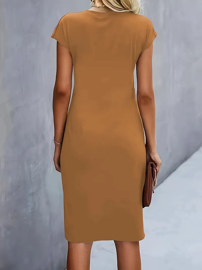 Adriana | Stylish Round Neck Dress