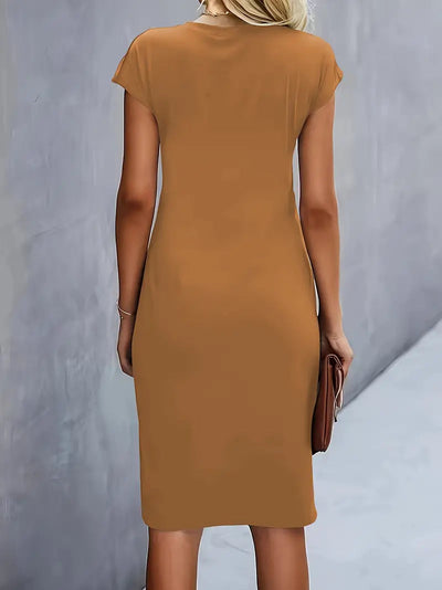 Adriana | Stylish Round Neck Dress