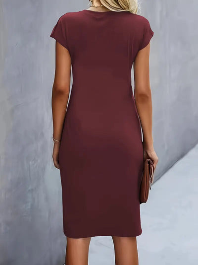Adriana | Stylish Round Neck Dress