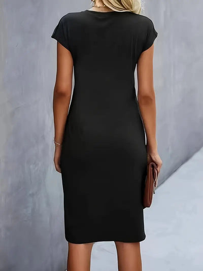 Adriana | Stylish Round Neck Dress