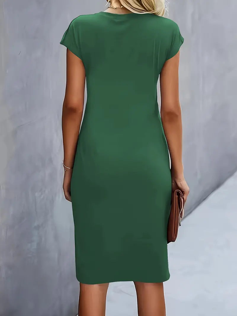 Adriana | Stylish Round Neck Dress