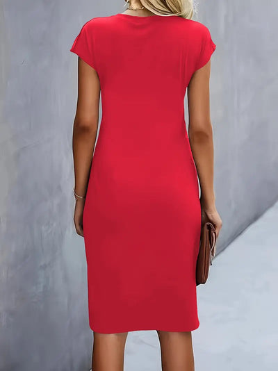 Adriana | Stylish Round Neck Dress