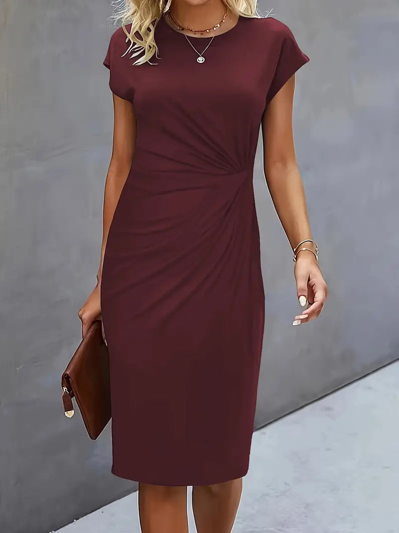 Adriana | Stylish Round Neck Dress