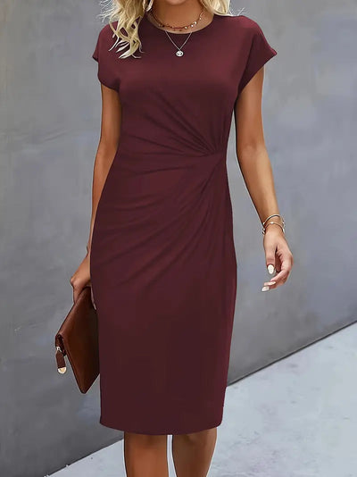 Adriana | Stylish Round Neck Dress