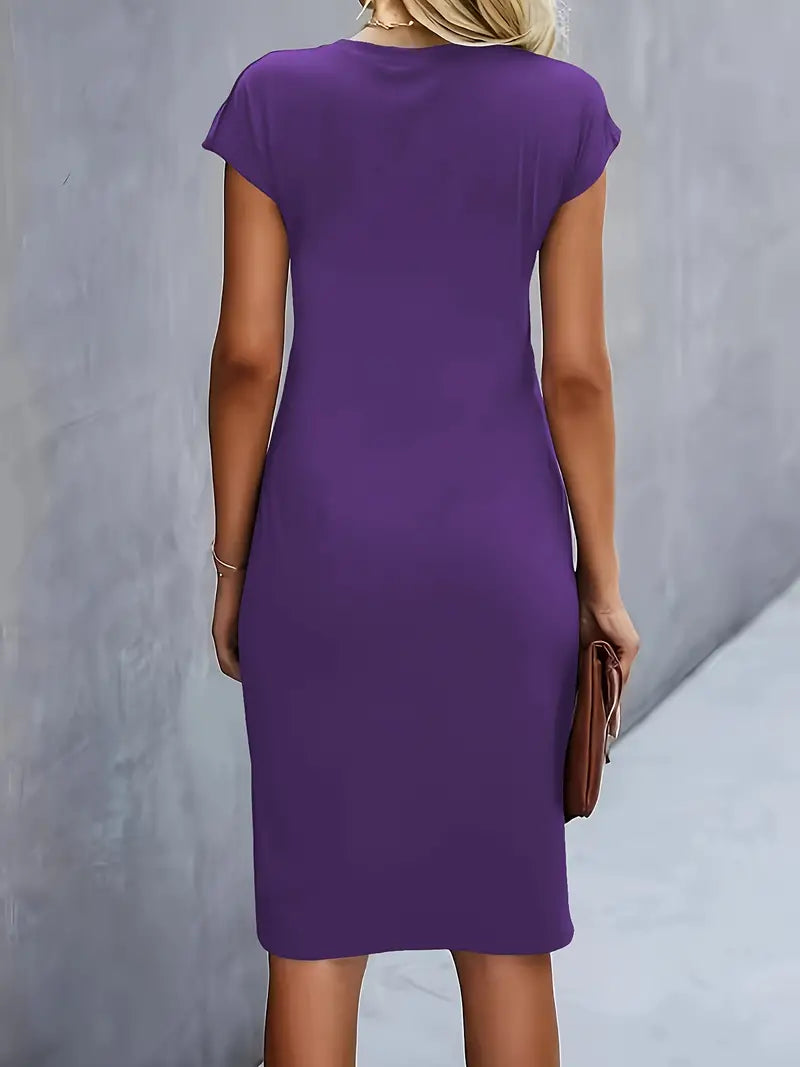 Adriana | Stylish Round Neck Dress
