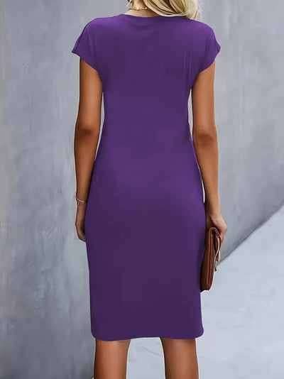 Adriana | Stylish Round Neck Dress