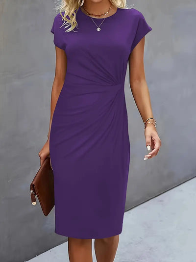 Adriana | Stylish Round Neck Dress