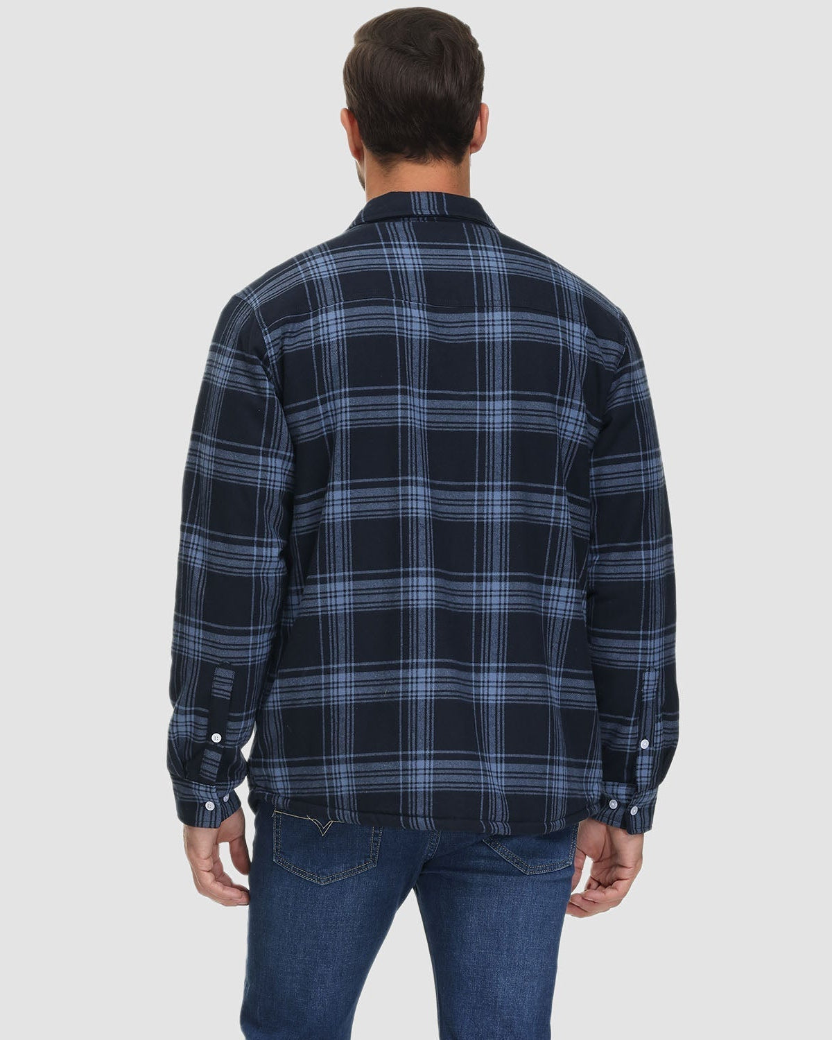 Carl | Warm and Quilted Checkered Overshirt