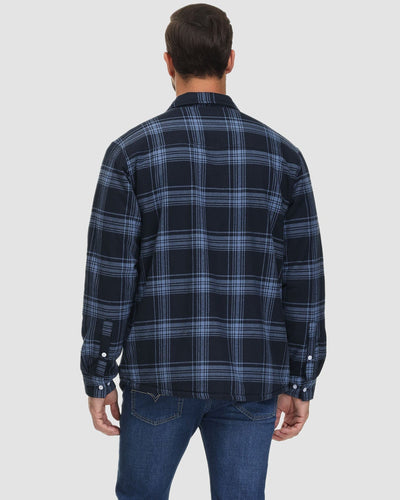 Carl | Warm and Quilted Checkered Overshirt