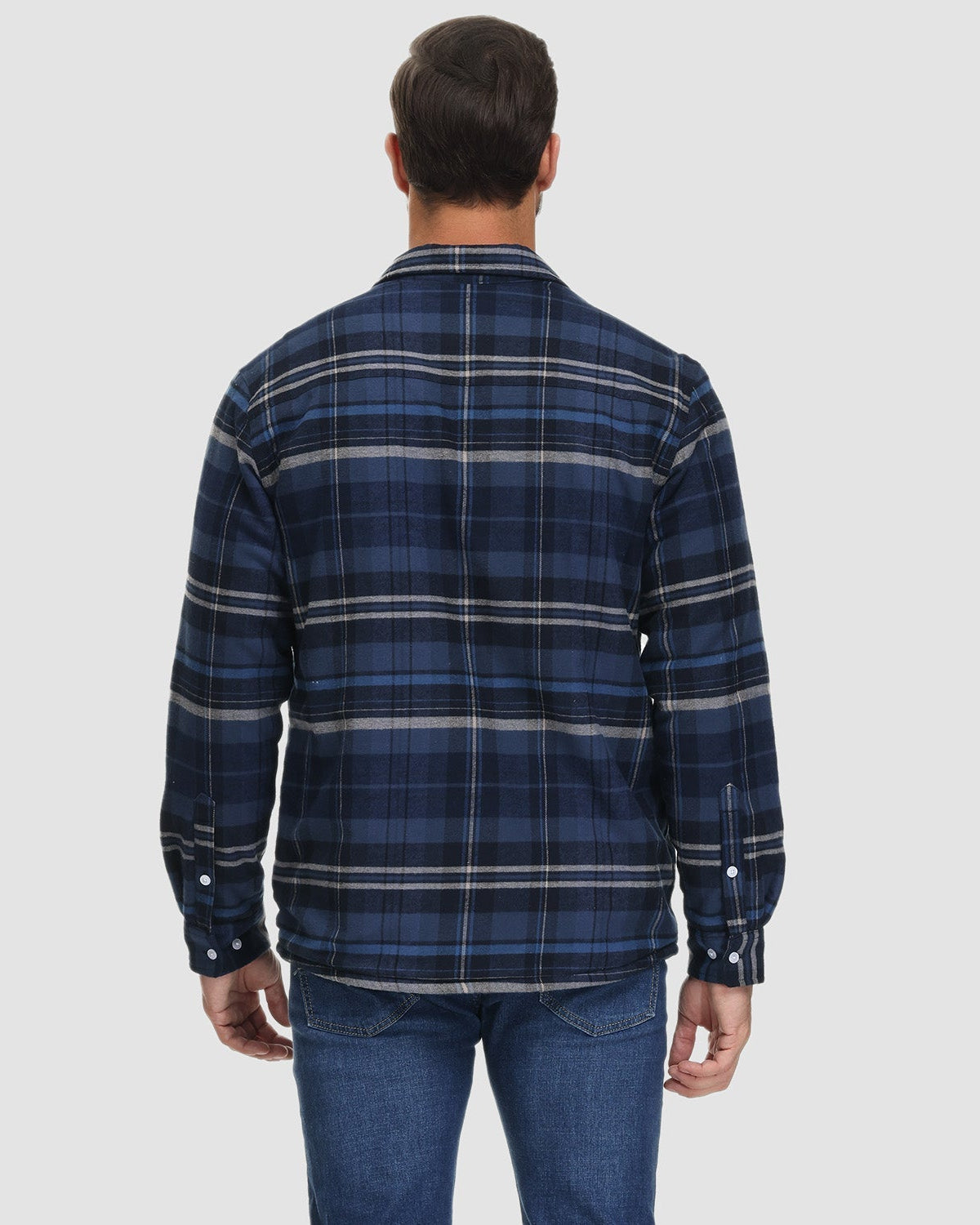 Carl | Warm and Quilted Checkered Overshirt