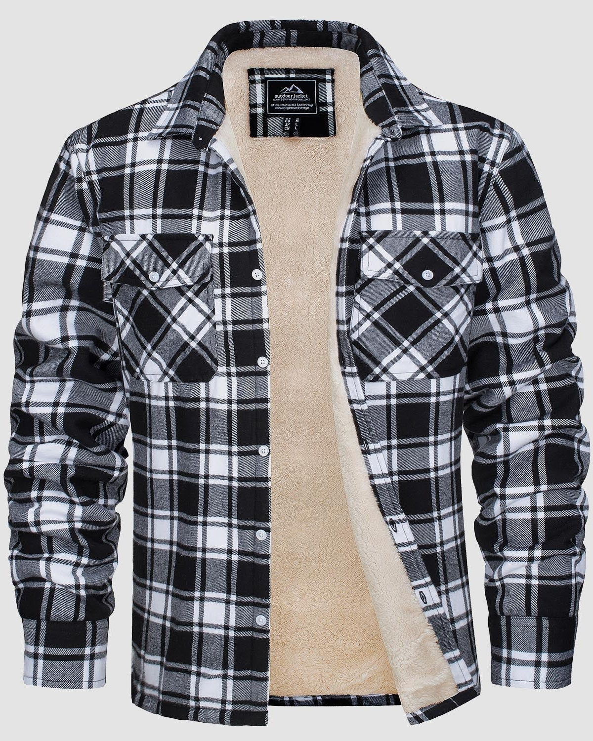 Carl | Warm and Quilted Checkered Overshirt