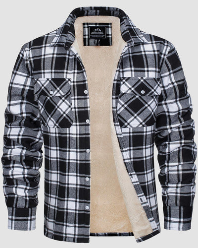 Carl | Warm and Quilted Checkered Overshirt