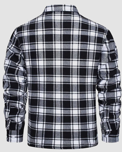 Carl | Warm and Quilted Checkered Overshirt
