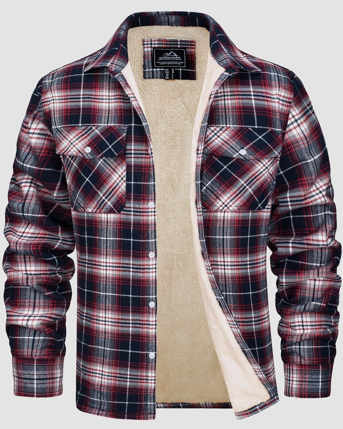 Carl | Warm and Quilted Checkered Overshirt