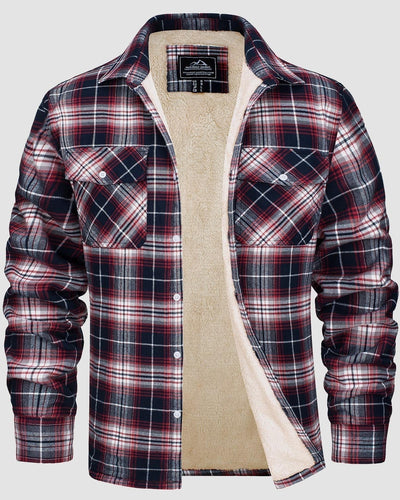 Carl | Warm and Quilted Checkered Overshirt