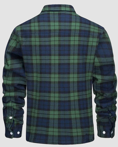 Carl | Warm and Quilted Checkered Overshirt