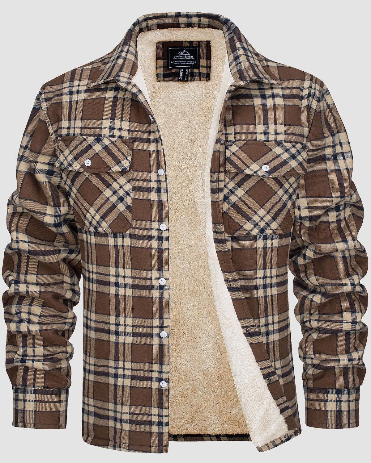 Carl | Warm and Quilted Checkered Overshirt