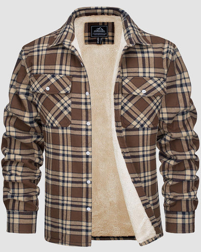 Carl | Warm and Quilted Checkered Overshirt
