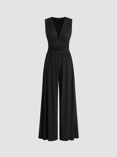 Denise | Chic Sleeveless Wide-Leg Jumpsuit
