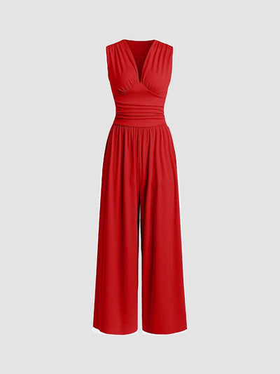 Denise | Chic Sleeveless Wide-Leg Jumpsuit