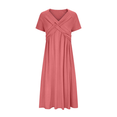 Alexa | Stylish V-neck Dress