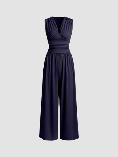 Denise | Chic Sleeveless Wide-Leg Jumpsuit